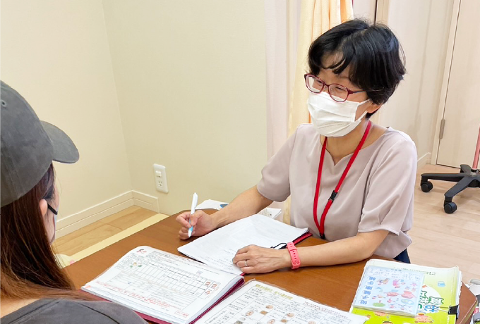 離乳食指導について 写真